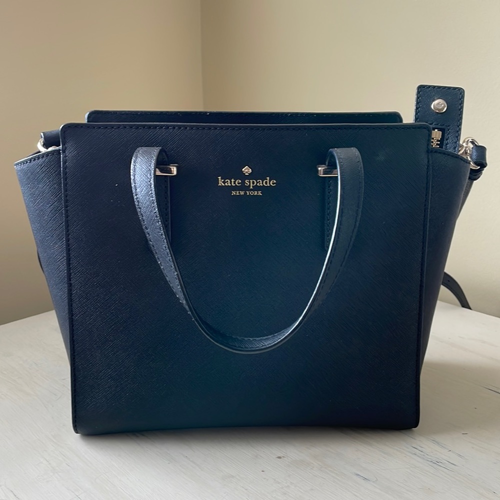 Kate Spade Black Leather Small Cross Body Bag